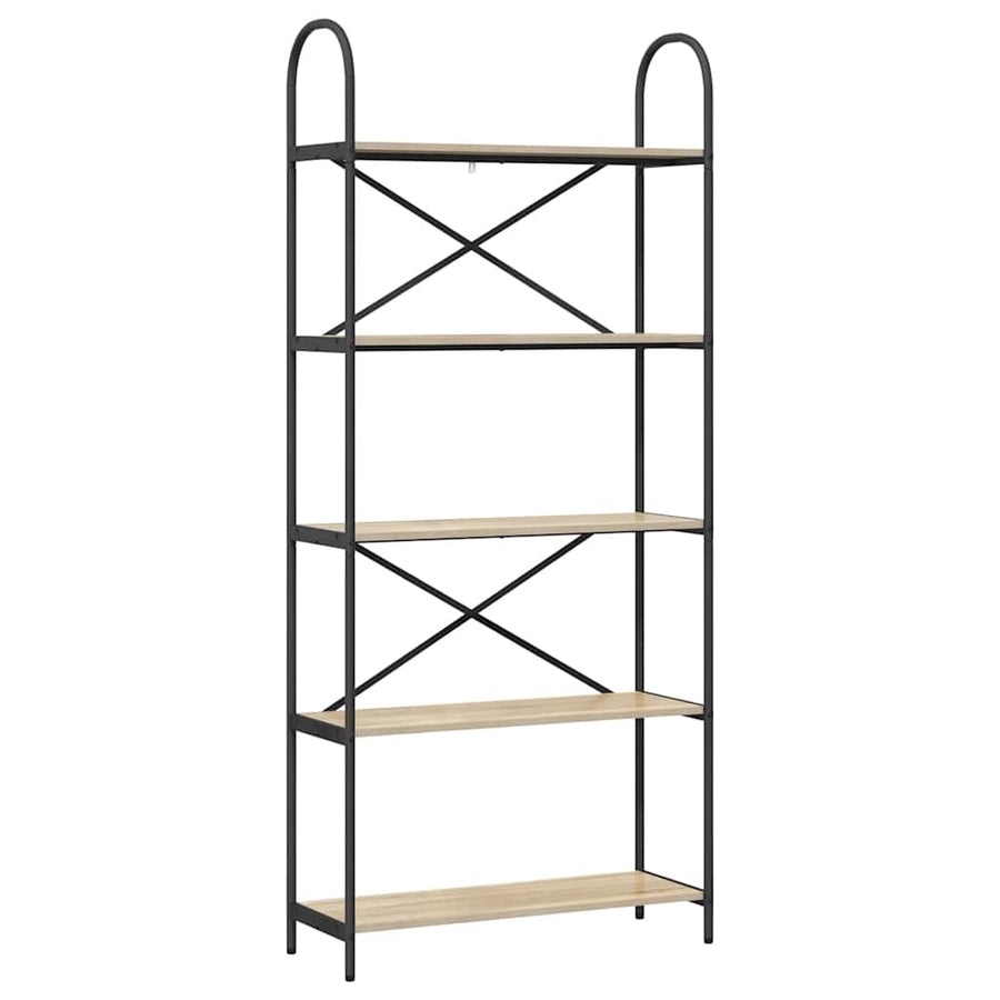 Boekenkast Sonoma Eiken 80 x 30 x 183 cm Bewerkt hout