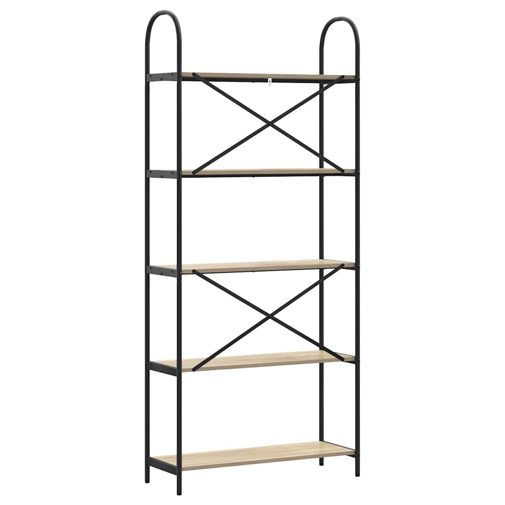 Boekenkast Sonoma Eiken 80 x 30 x 183 cm Bewerkt hout