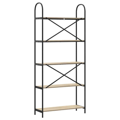 Boekenkast Sonoma Eiken 80 x 30 x 183 cm Bewerkt hout
