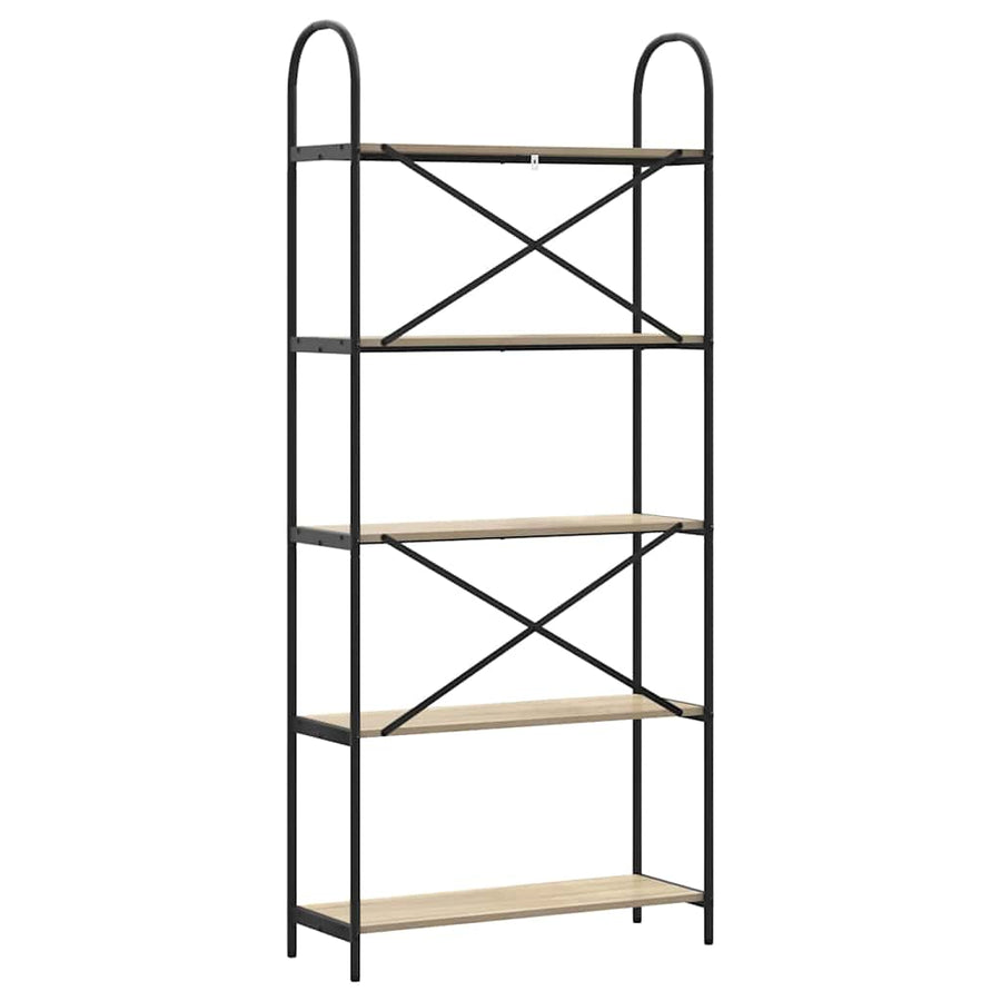 Boekenkast Sonoma Eiken 80 x 30 x 183 cm Bewerkt hout