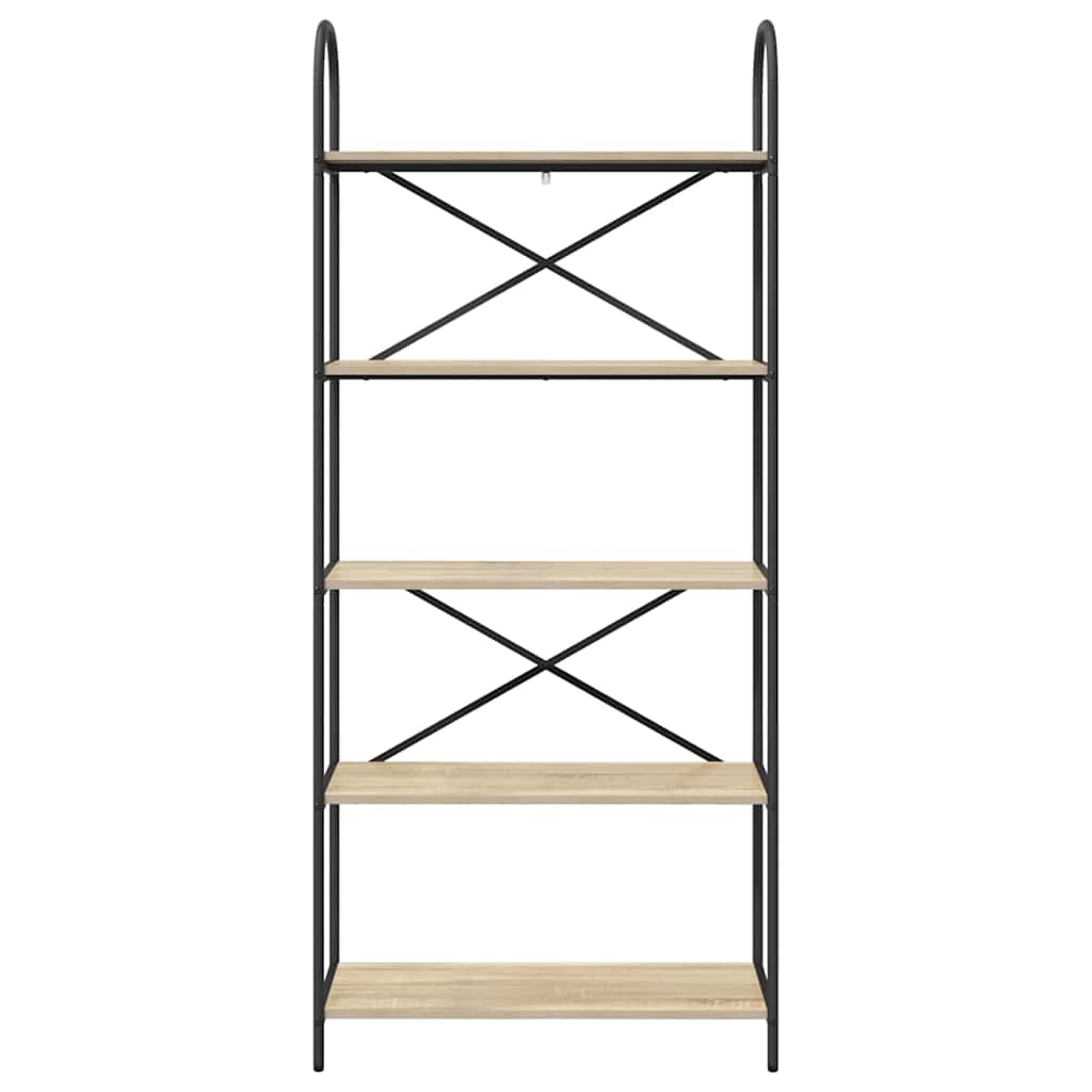 Boekenkast Sonoma Eiken 80 x 30 x 183 cm Bewerkt hout