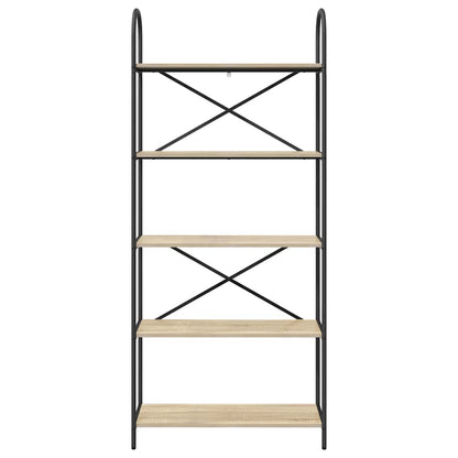 Boekenkast Sonoma Eiken 80 x 30 x 183 cm Bewerkt hout