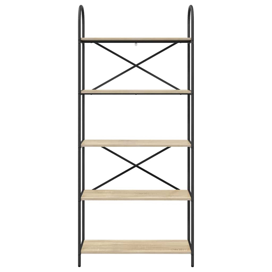 Boekenkast Sonoma Eiken 80 x 30 x 183 cm Bewerkt hout