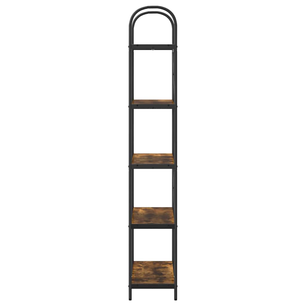 Boekenkast Gerookt eiken 80 x 30 x 183 cm Bewerkt hout