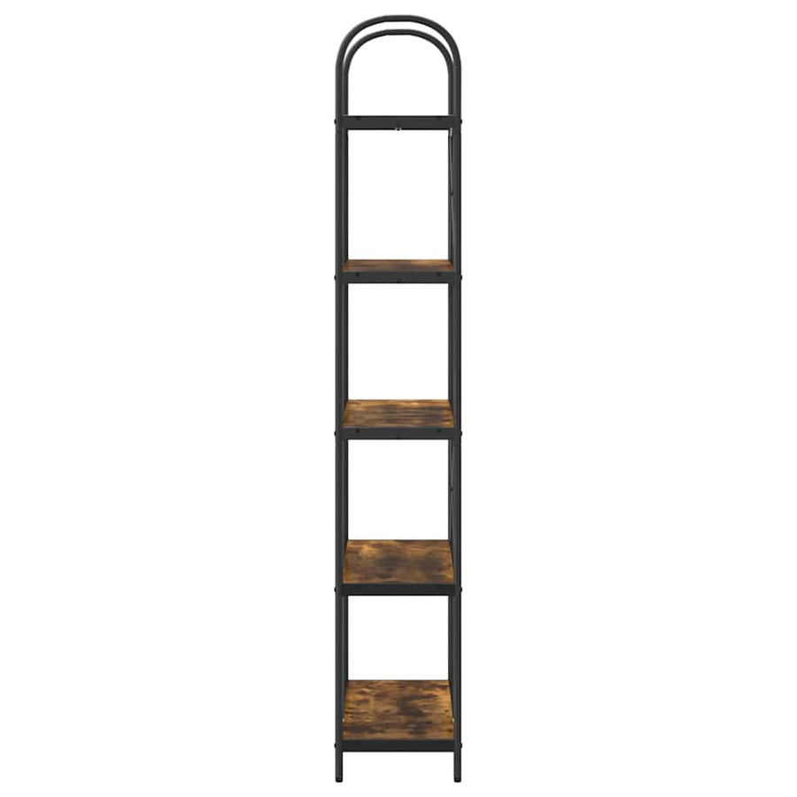 Boekenkast Gerookt eiken 80 x 30 x 183 cm Bewerkt hout