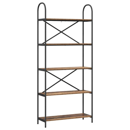Boekenkast Oudhout 80 x 30 x 183 cm Bewerkt hout