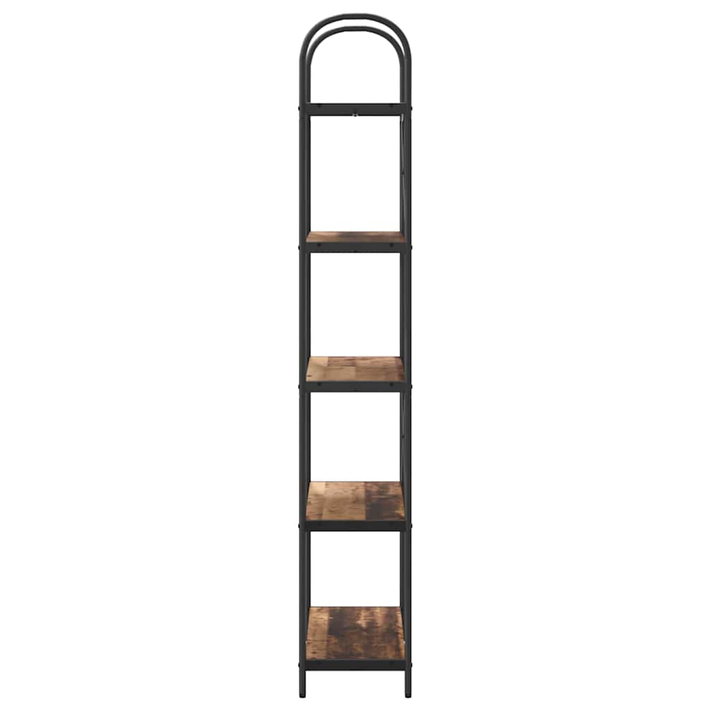 Boekenkast Oudhout 80 x 30 x 183 cm Bewerkt hout