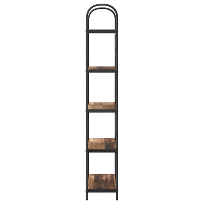 Boekenkast Oudhout 80 x 30 x 183 cm Bewerkt hout