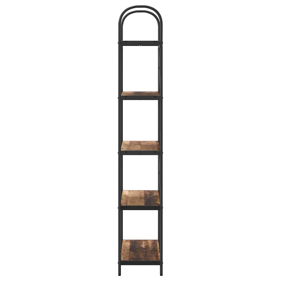 Boekenkast Oudhout 80 x 30 x 183 cm Bewerkt hout