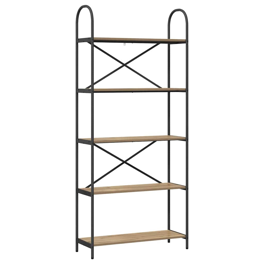 Boekenkast Artisan Eiken 80 x 30 x 183 cm Bewerkt hout