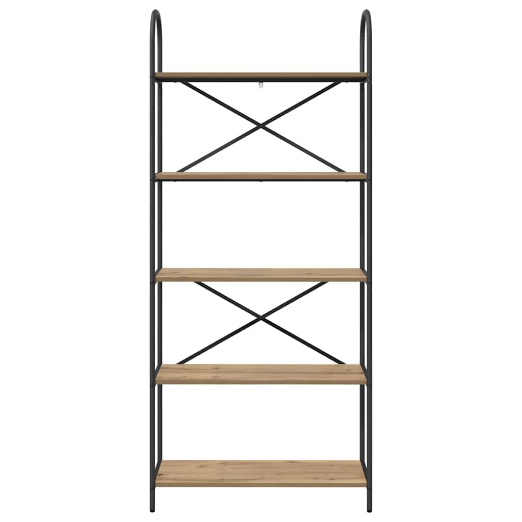 Boekenkast Artisan Eiken 80 x 30 x 183 cm Bewerkt hout