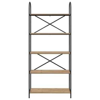 Boekenkast Artisan Eiken 80 x 30 x 183 cm Bewerkt hout