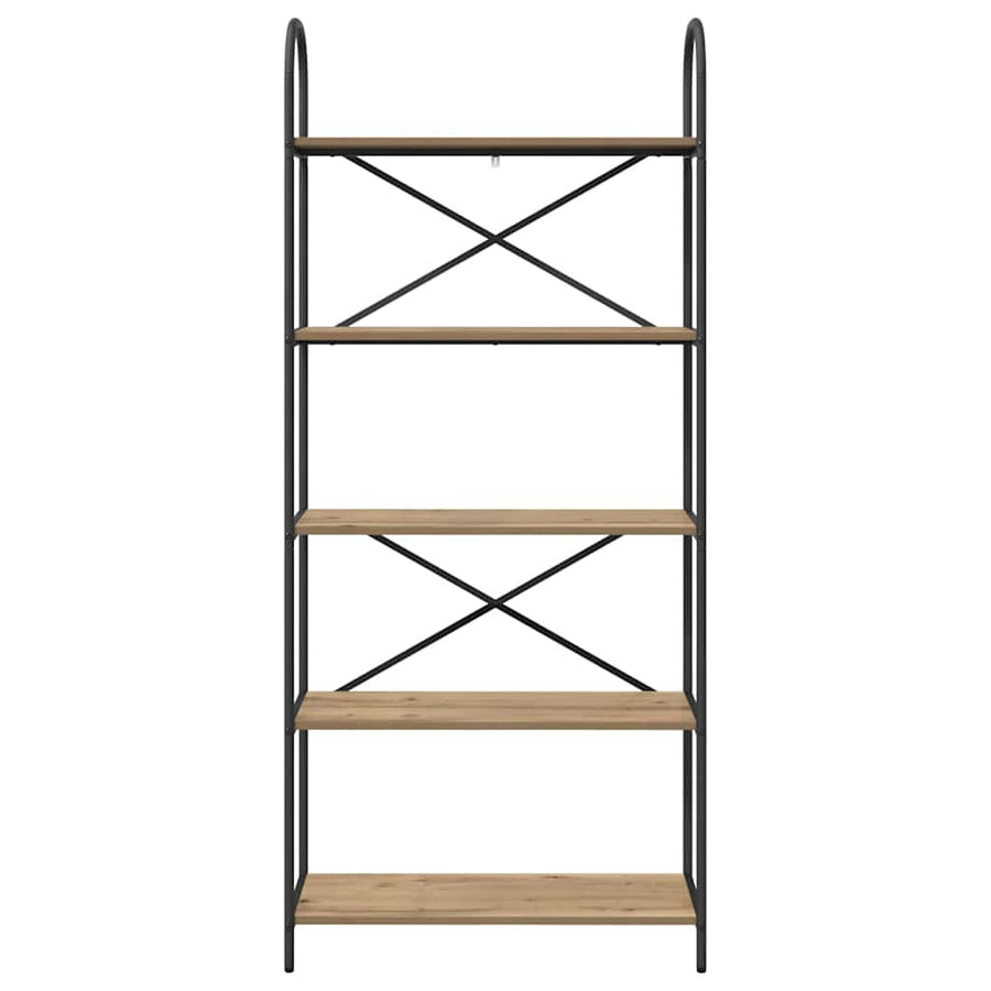 Boekenkast Artisan Eiken 80 x 30 x 183 cm Bewerkt hout