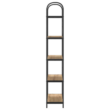 Boekenkast Artisan Eiken 80 x 30 x 183 cm Bewerkt hout