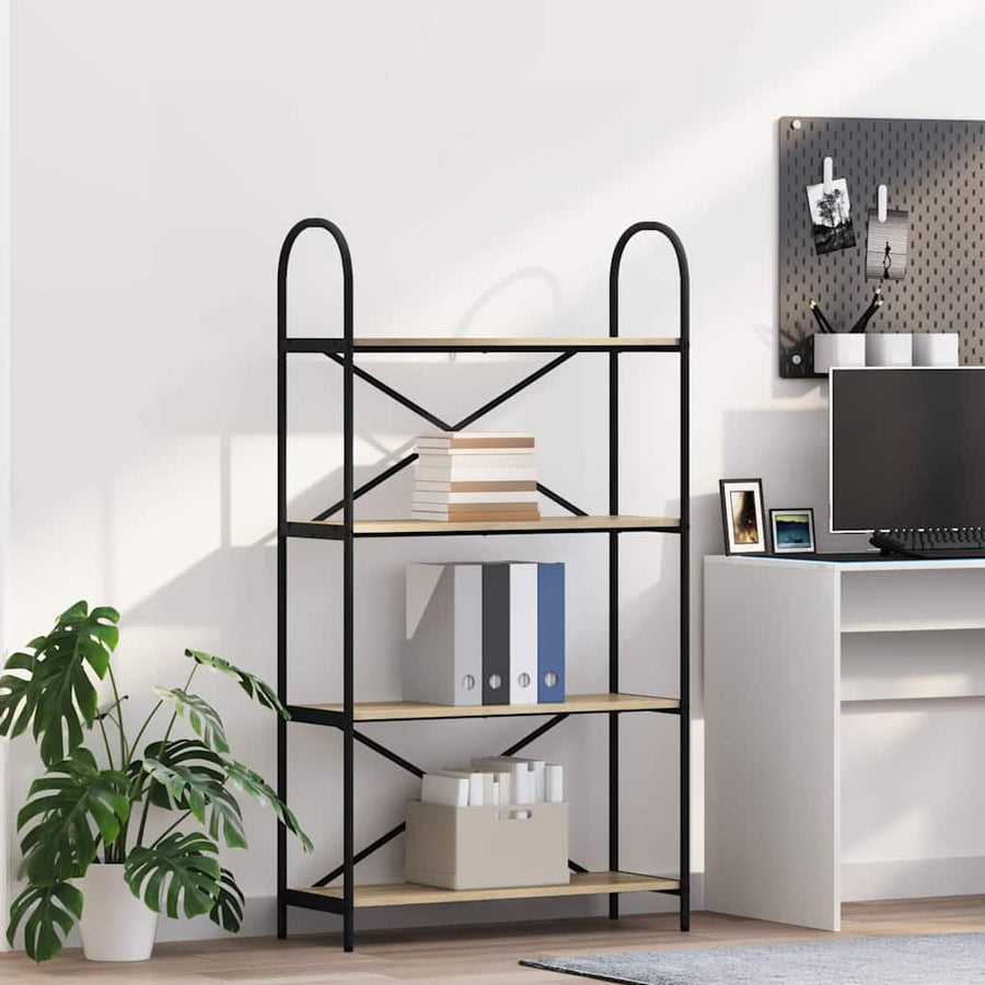 Boekenkast Sonoma Eiken 80 x 30 x 146 cm Bewerkt hout