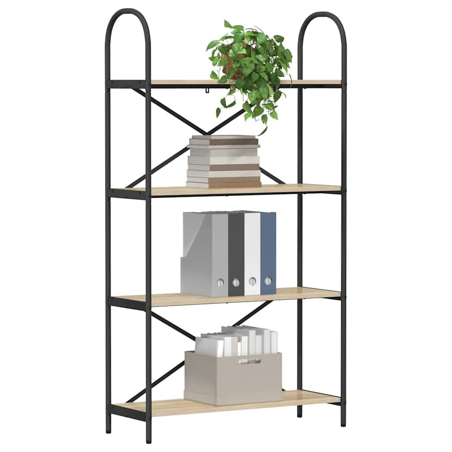 Boekenkast Sonoma Eiken 80 x 30 x 146 cm Bewerkt hout