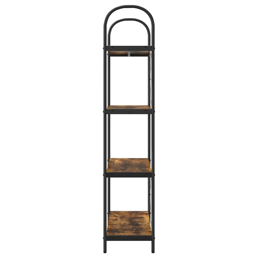 Boekenkast Gerookt eiken 80 x 30 x 146 cm Bewerkt hout