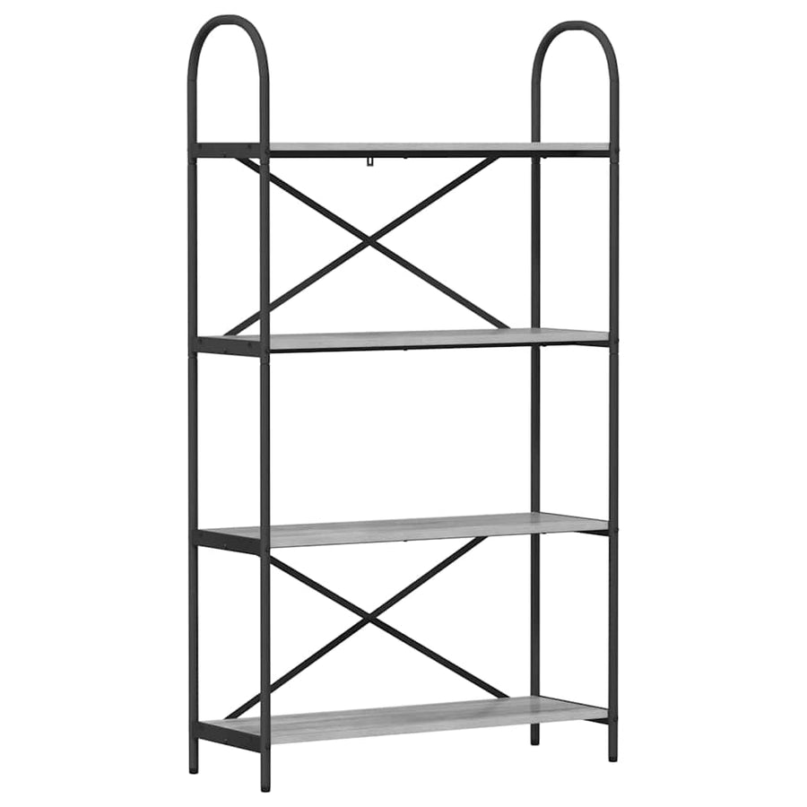 Boekenkast Grijs Sonoma 80 x 30 x 146 cm Bewerkt hout