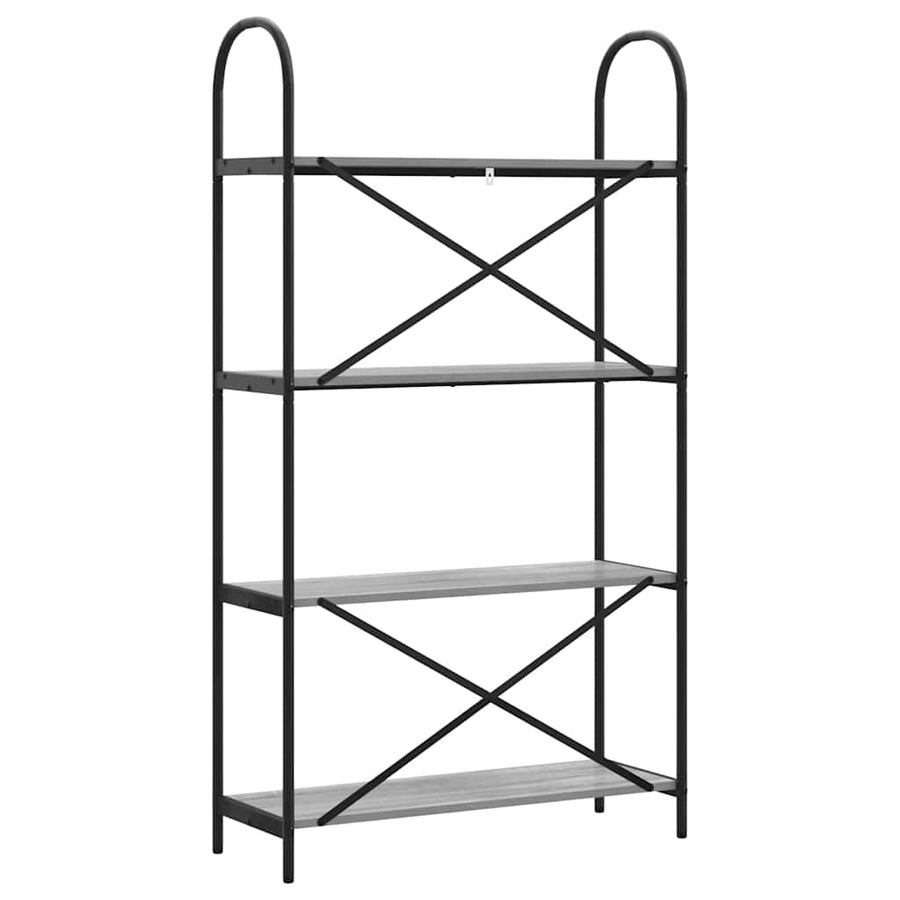 Boekenkast Grijs Sonoma 80 x 30 x 146 cm Bewerkt hout