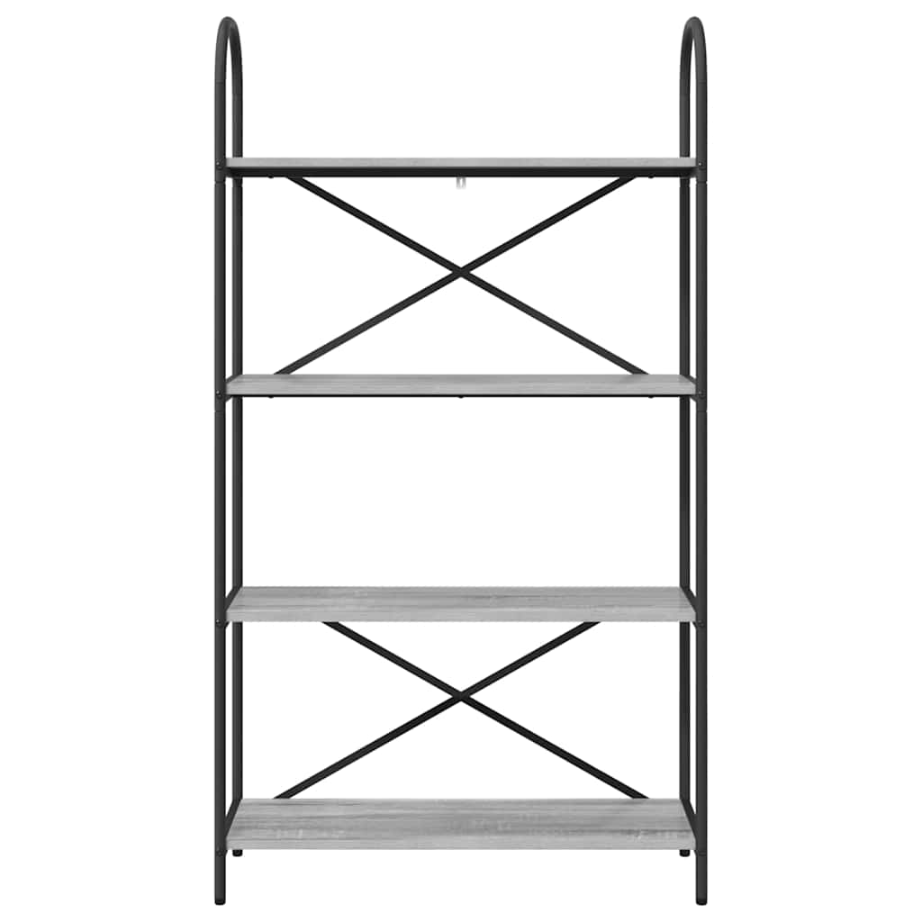 Boekenkast Grijs Sonoma 80 x 30 x 146 cm Bewerkt hout