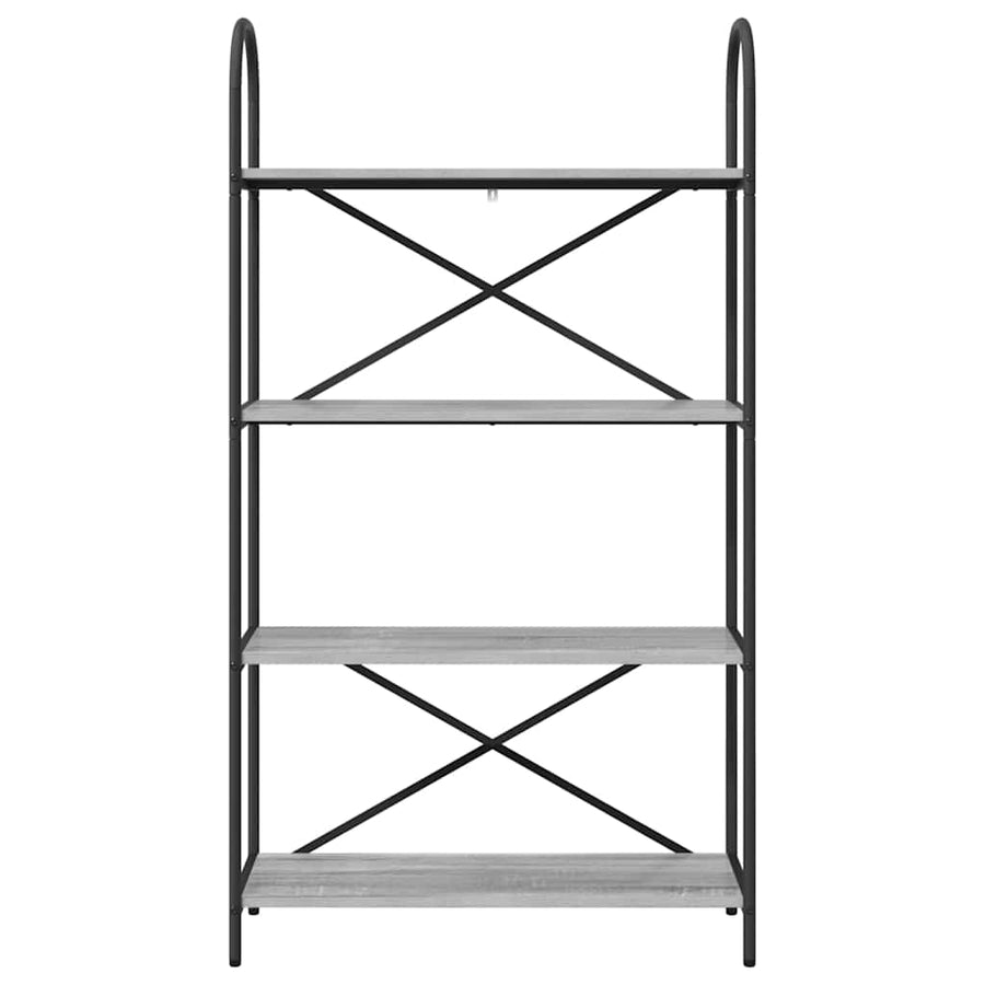 Boekenkast Grijs Sonoma 80 x 30 x 146 cm Bewerkt hout