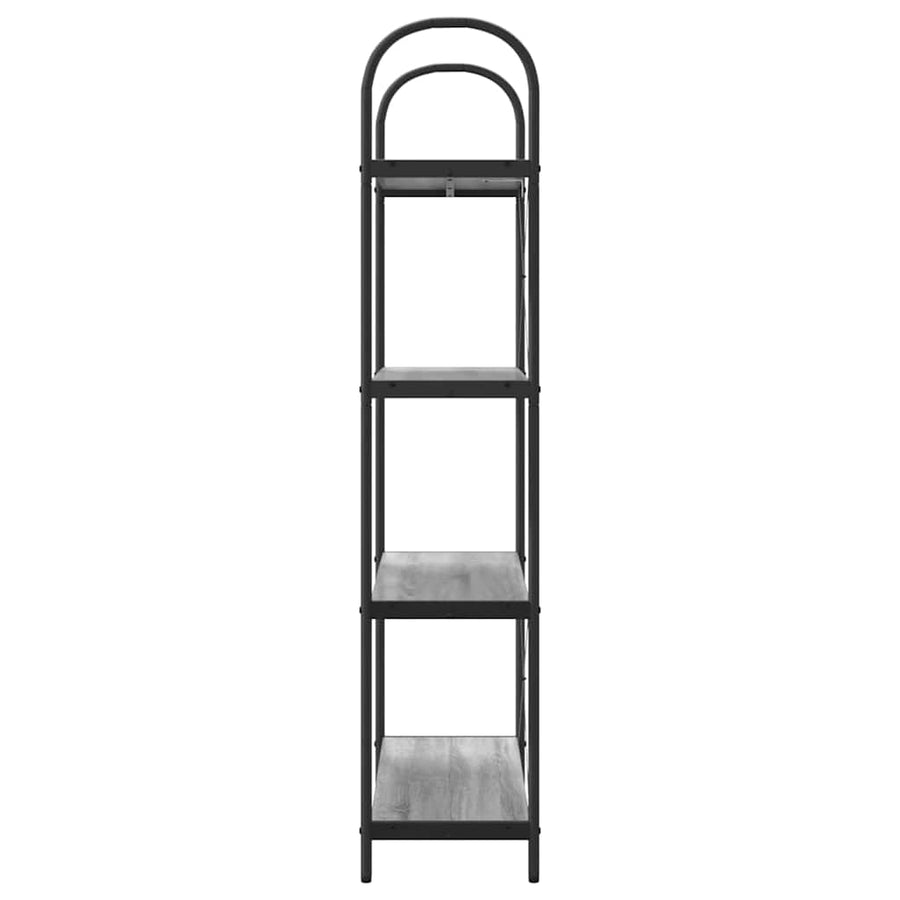 Boekenkast Grijs Sonoma 80 x 30 x 146 cm Bewerkt hout
