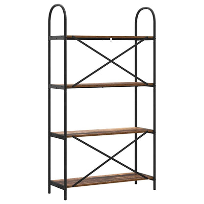 Boekenkast Oudhout 80 x 30 x 146 cm Bewerkt hout