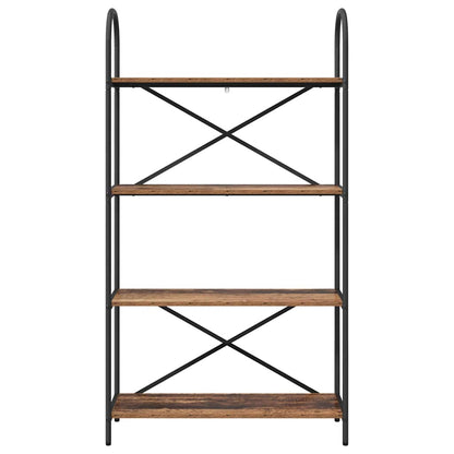 Boekenkast Oudhout 80 x 30 x 146 cm Bewerkt hout