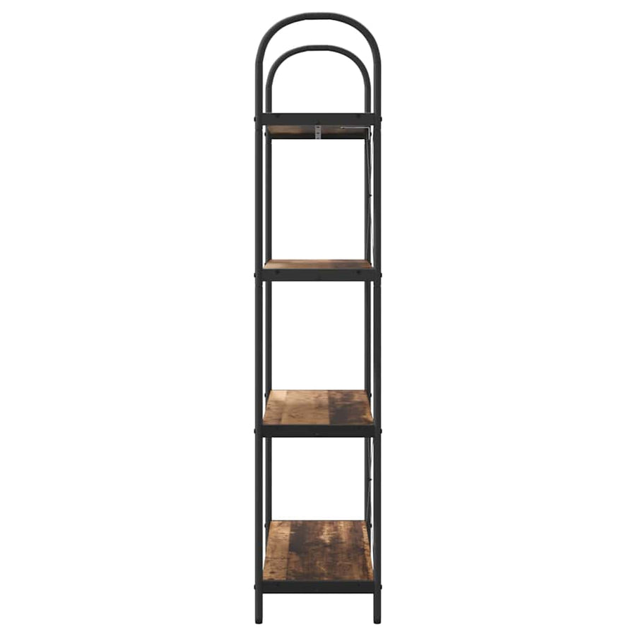 Boekenkast Oudhout 80 x 30 x 146 cm Bewerkt hout