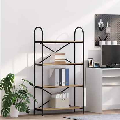 Boekenkast Artisan Eiken 80 x 30 x 146 cm Bewerkt hout