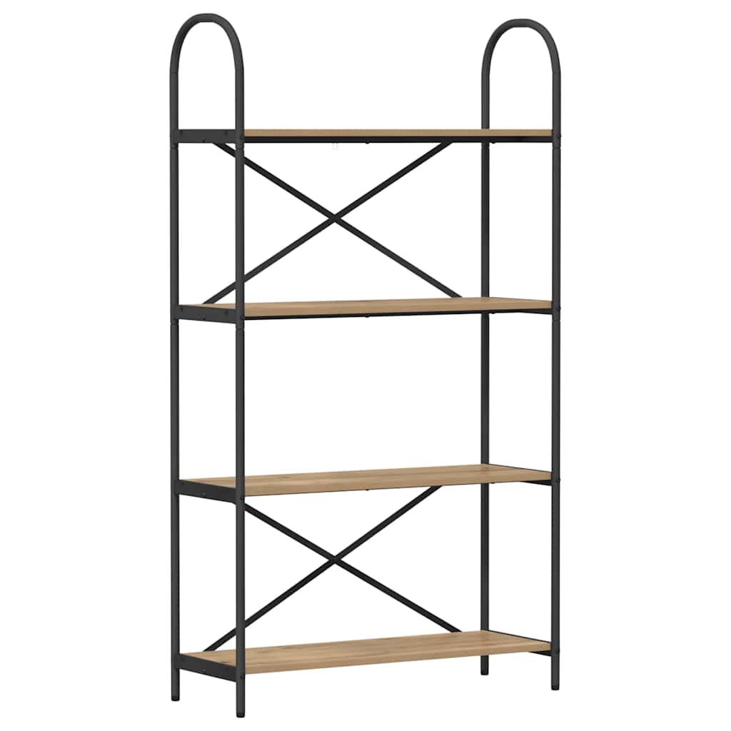 Boekenkast Artisan Eiken 80 x 30 x 146 cm Bewerkt hout
