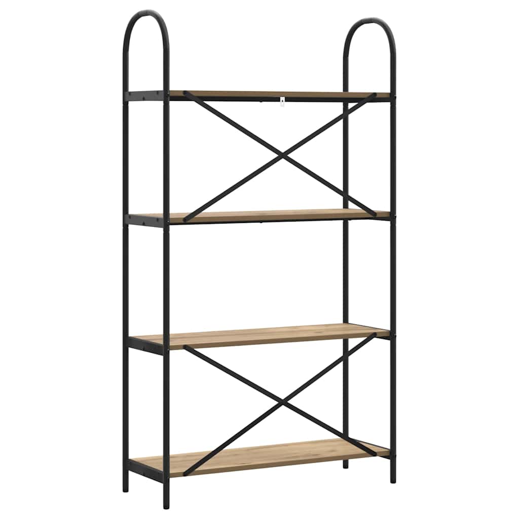 Boekenkast Artisan Eiken 80 x 30 x 146 cm Bewerkt hout