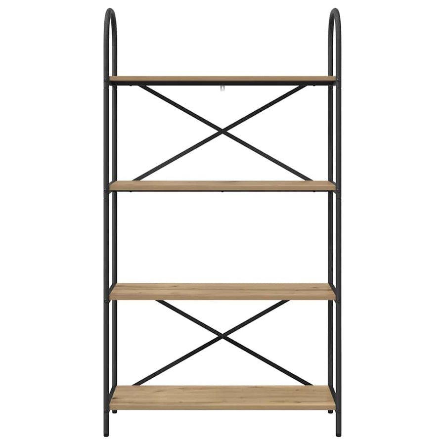 Boekenkast Artisan Eiken 80 x 30 x 146 cm Bewerkt hout