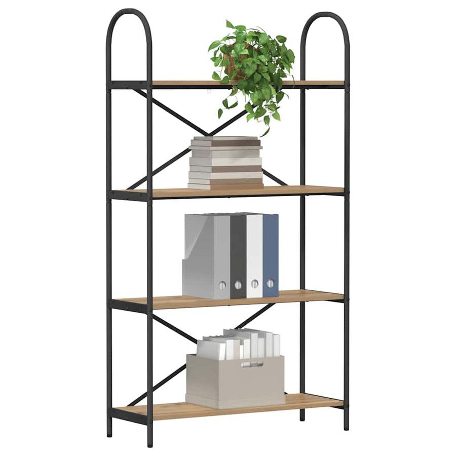 Boekenkast Artisan Eiken 80 x 30 x 146 cm Bewerkt hout