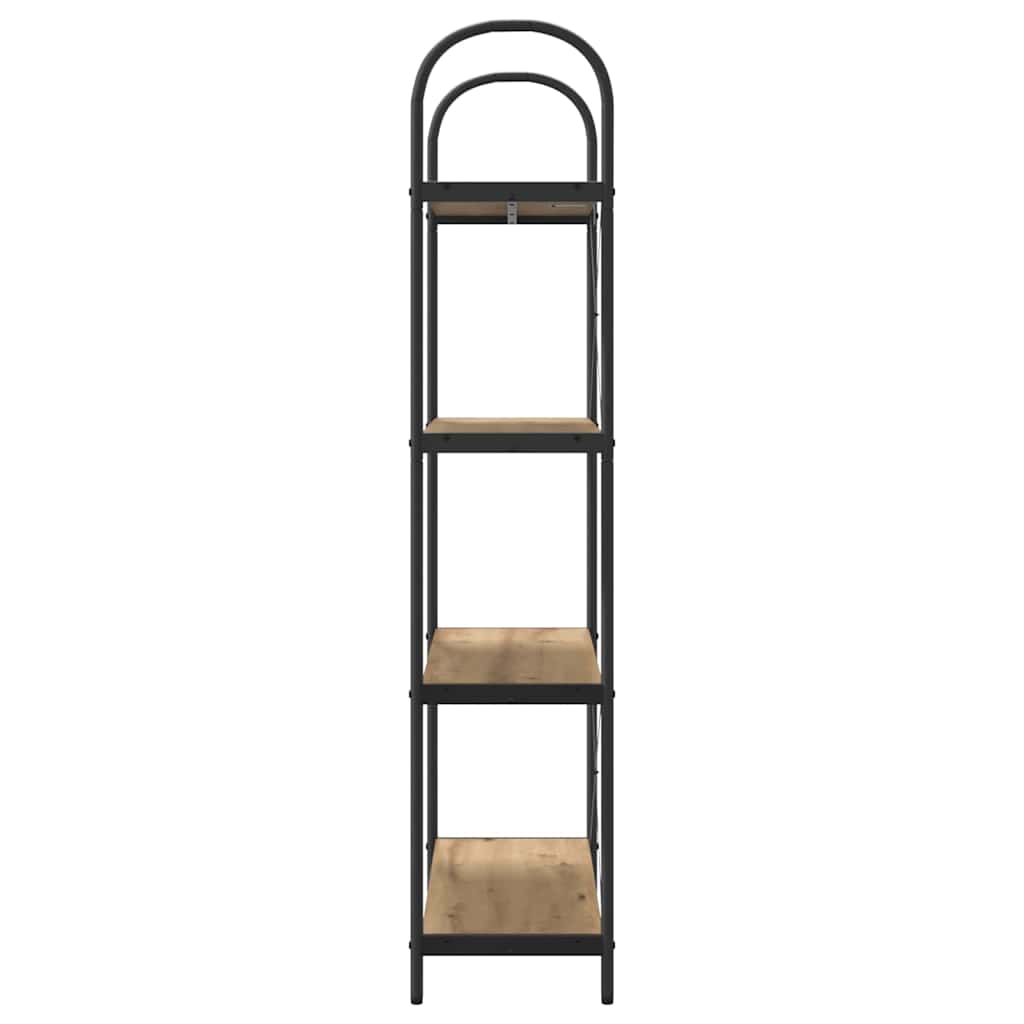 Boekenkast Artisan Eiken 80 x 30 x 146 cm Bewerkt hout