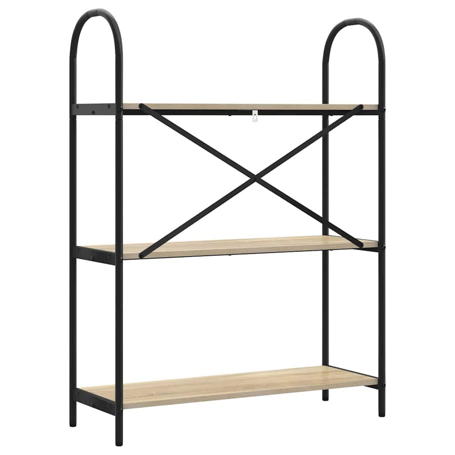 Boekenkast Sonoma Eiken 80 x 30 x 109 cm Bewerkt hout