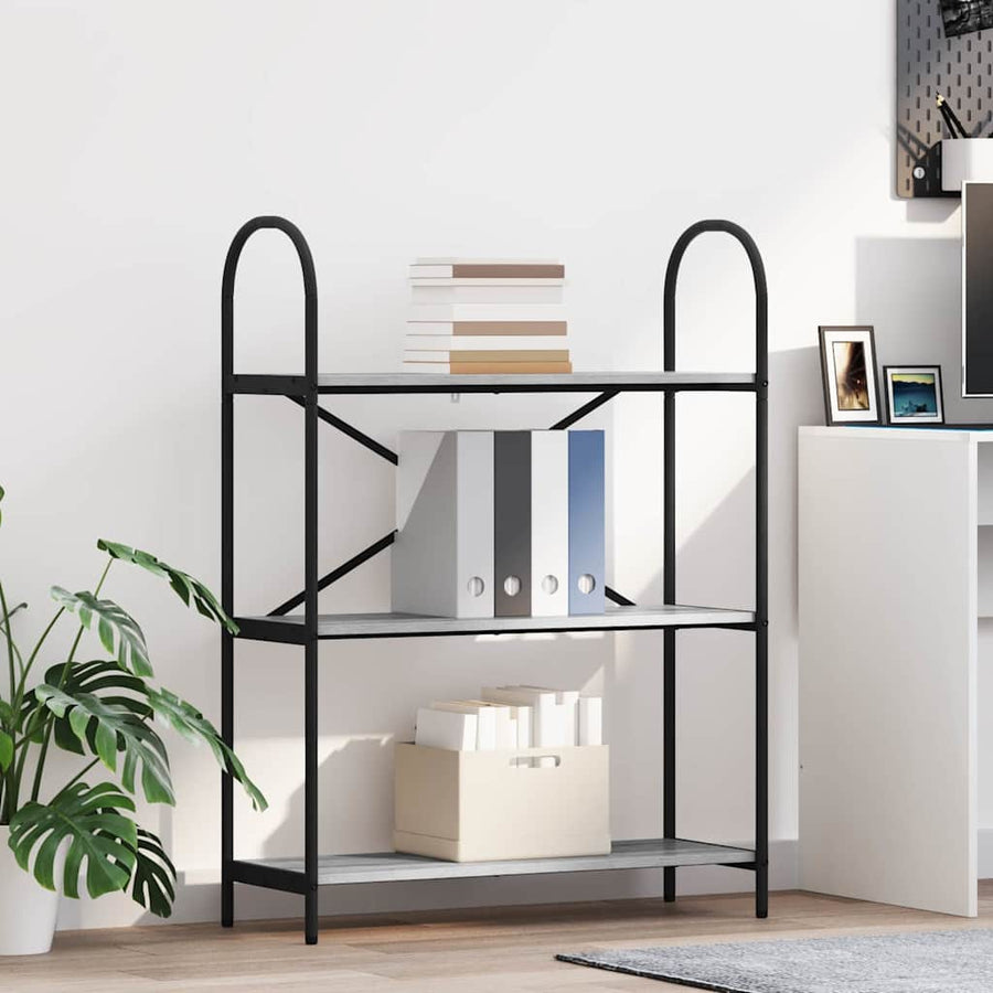 Boekenkast Grijs Sonoma 80 x 30 x 109 cm Bewerkt hout