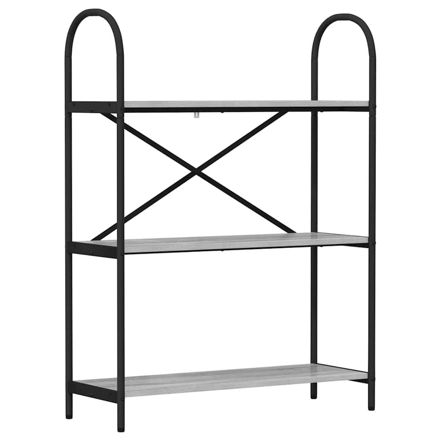 Boekenkast Grijs Sonoma 80 x 30 x 109 cm Bewerkt hout