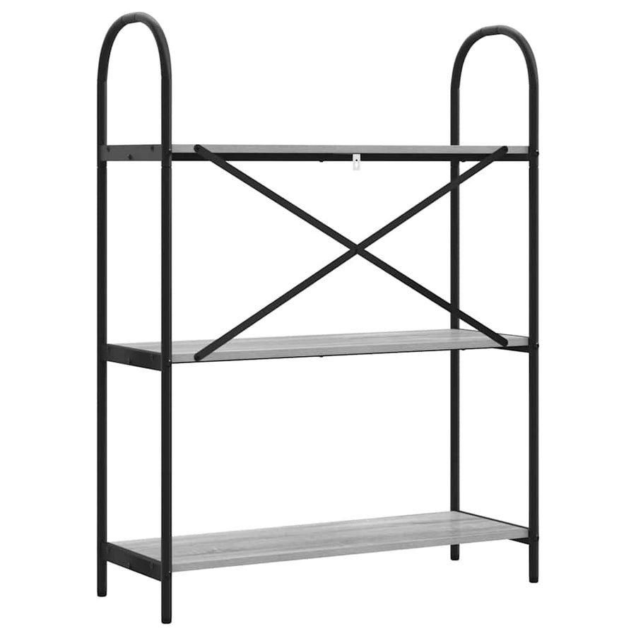 Boekenkast Grijs Sonoma 80 x 30 x 109 cm Bewerkt hout