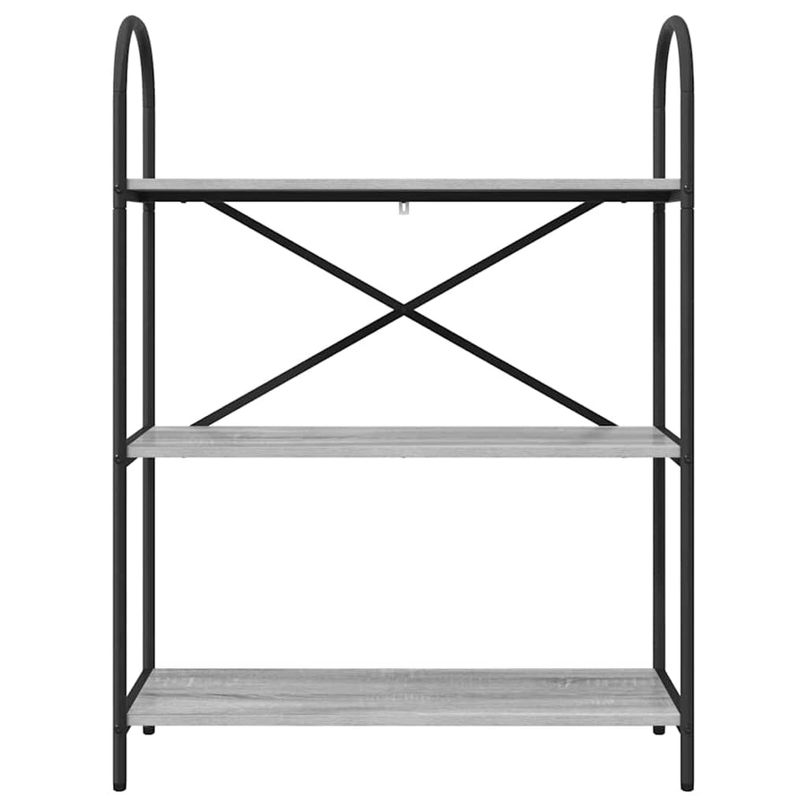 Boekenkast Grijs Sonoma 80 x 30 x 109 cm Bewerkt hout