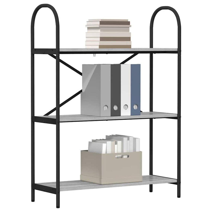 Boekenkast Grijs Sonoma 80 x 30 x 109 cm Bewerkt hout