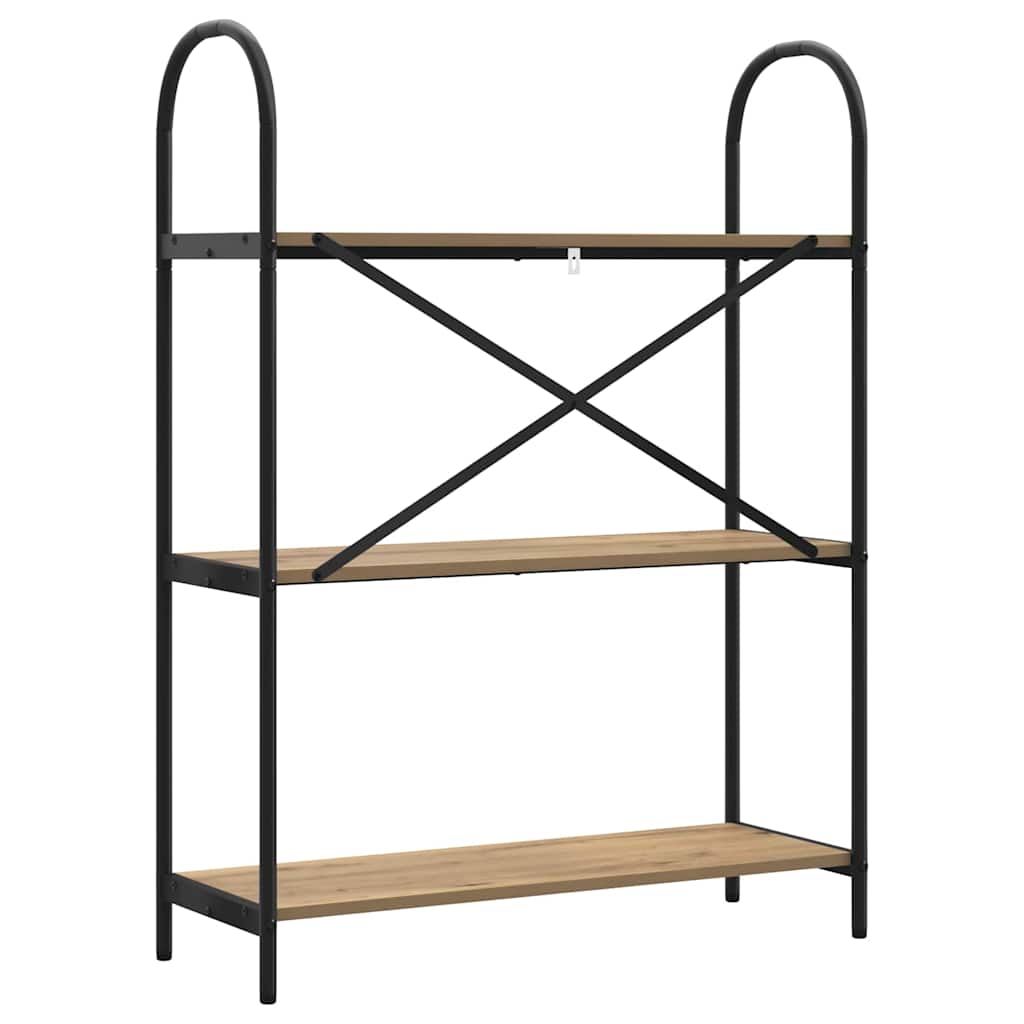 Boekenkast Artisan Eiken 80 x 30 x 109 cm Bewerkt hout