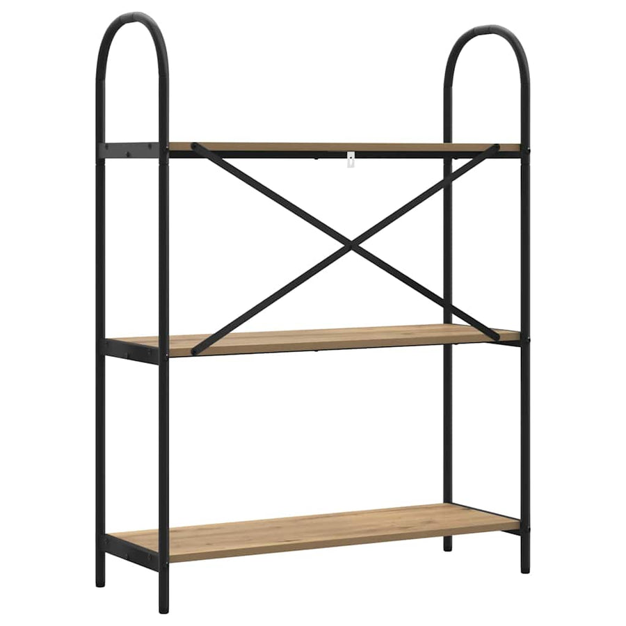 Boekenkast Artisan Eiken 80 x 30 x 109 cm Bewerkt hout