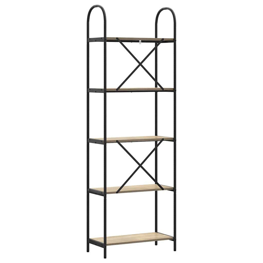 Boekenkast Sonoma eiken 60 x 30 x 183 cm Bewerkt hout