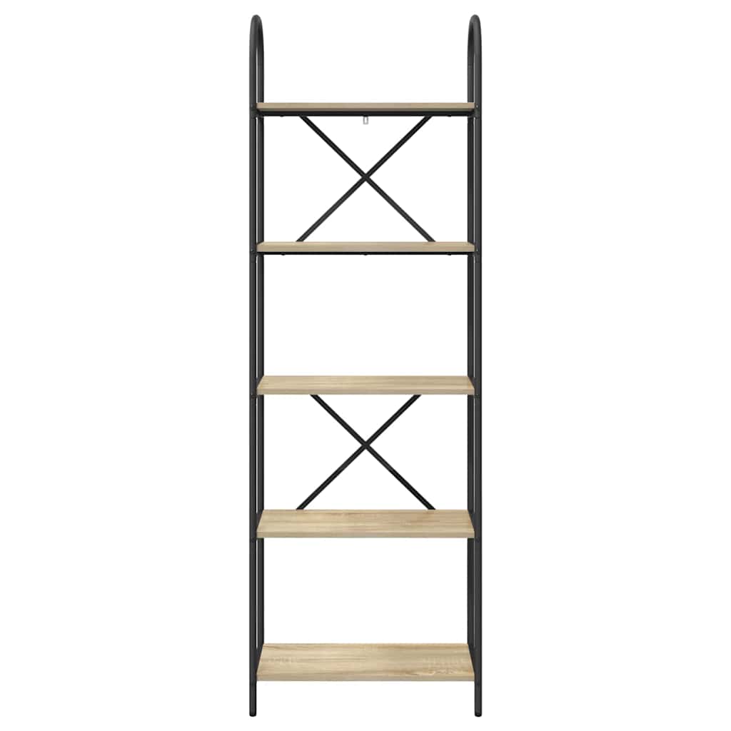 Boekenkast Sonoma eiken 60 x 30 x 183 cm Bewerkt hout