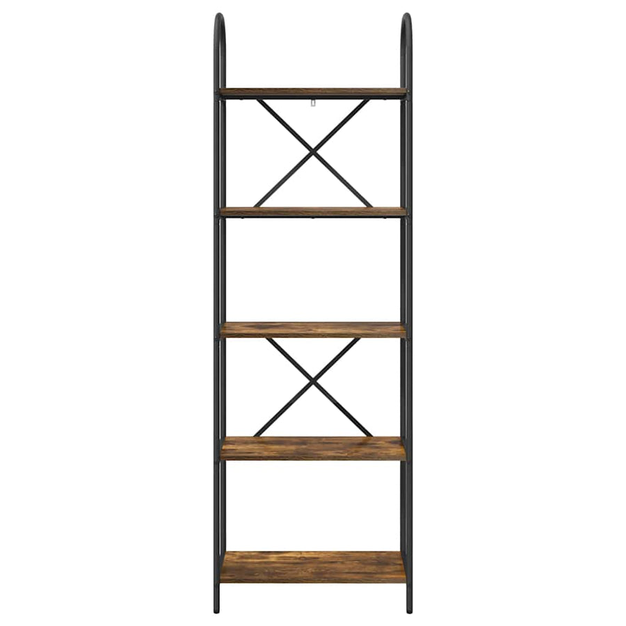 Boekenkast Gerookt eiken 60 x 30 x 183 cm Bewerkt hout