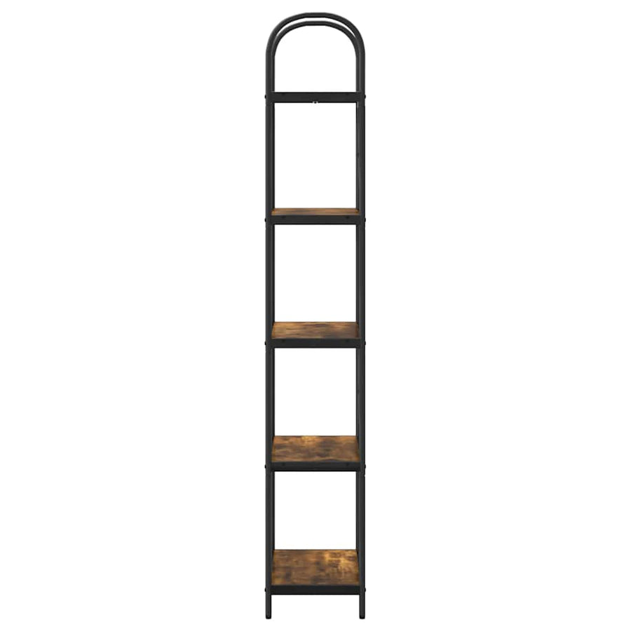 Boekenkast Gerookt eiken 60 x 30 x 183 cm Bewerkt hout