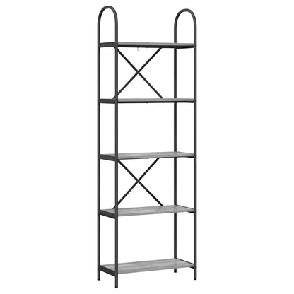 Boekenkast Grijs Sonoma 60 x 30 x 183 cm Bewerkt hout