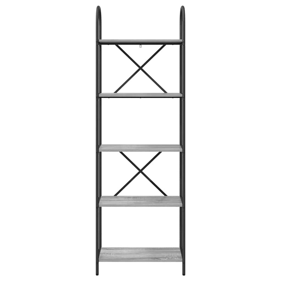 Boekenkast Grijs Sonoma 60 x 30 x 183 cm Bewerkt hout