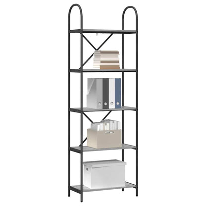 Boekenkast Grijs Sonoma 60 x 30 x 183 cm Bewerkt hout